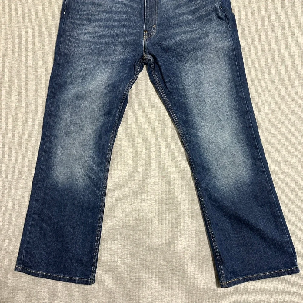 Levi's 527 Slim Bootcut Jeans Dark Wash Denim Blue Men's W36 L30